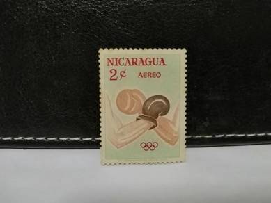 1964 Nicaragua Stamp Boxing Sport Olympic