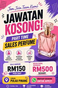 Part time promoter - perfume