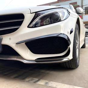 W205 Pre Facelift AMG Bumper Front Canard Bodykit