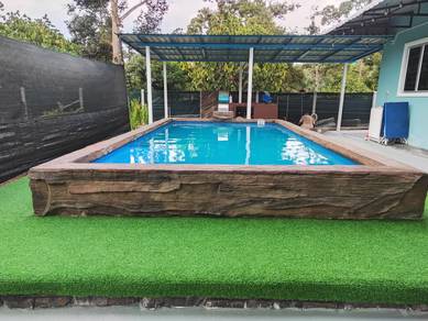 NZ Desa Homestay pool Ayer Tawar Merlimau