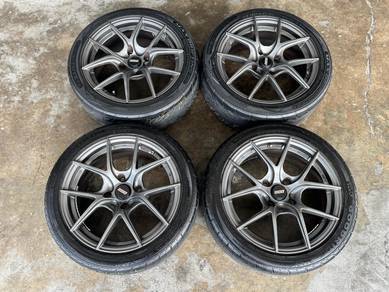 Rim second 16 bbs C1R siap tayar mc2 waja iriz gen