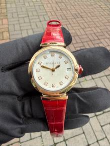 Bvlgari 33mm Mop Rose Gold Diamond