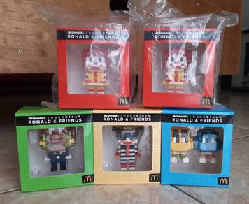 Mcdonalds x Nanoblock figurines of Ronald & Friend