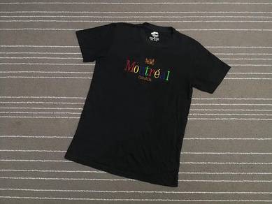 Montreal canada embroidery tee S