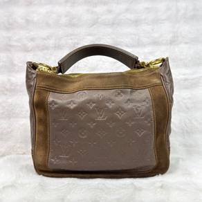 LV Brown Audacieuse Monogram Empreinte with Suede