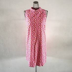 Modern Cheongsan Floral Printed Dress
