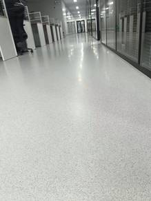 Epoxy flooring like marble surface floor