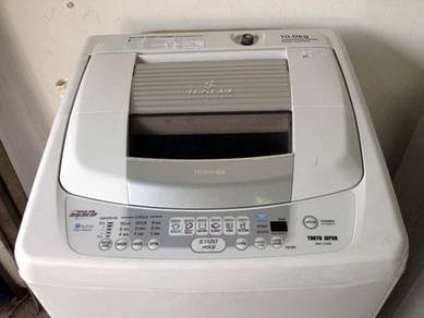 Mesin Basuh Top Washing Toshiba Machine 10kg Auto