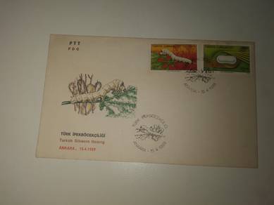 FDC Stamp Turkiye 1989 - Turkish Silkworm Raising