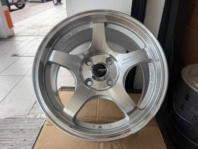 Advan Gt 15inch silver chrome —Rim baru—
