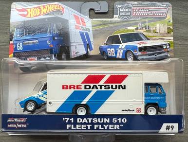 Hotwheels Team Transport Nissan Datsun 510 Fleet
