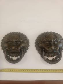 vintage brass door knocker