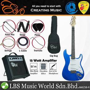 Evo X-1-BL Stratocaster Electric Guitar Linden BL