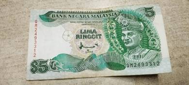 Old 5 ringgit note ( 800RM)