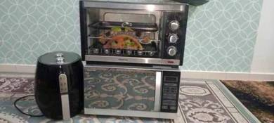 oven, microwave and air fryer 