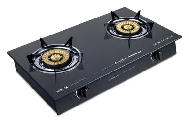 Milux 2 Burner Gas Cooker MSG6260 (GLASS TOP)