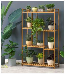 Flower Shelves Succulent Pot Rack Rak Bunga Garden