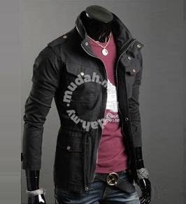 NEW MULTI-POCKET BLACK HOODiE HIKING COAT JACKET