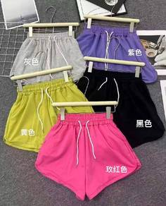 2026 New Arrival 🚺 Ready Stock 🔤 Candy Color Sporty Casual Shorts fo
