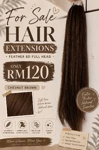 Hair extensions 8d feather 
