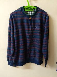 757.lyle&scott black label half zipper
