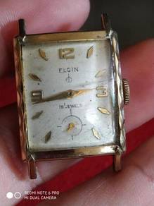 Antique Elgin art deco watch manual wind