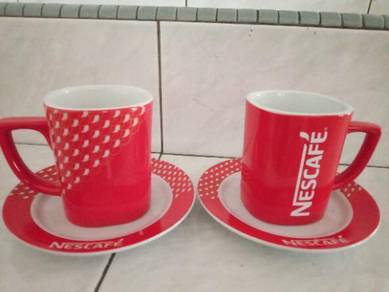 Nescafe Mugs & Plates Set