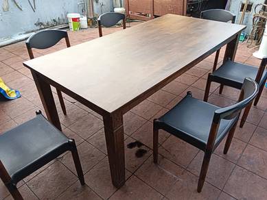 Dining table with chair/ meja makan