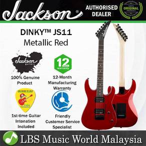 Jackson JS11 Dinky Electric Guitar-Metallic Red