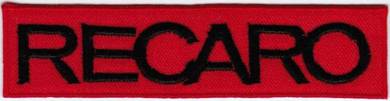Recaro #BTR Motorcycle Sport Seat Bike Car Patch