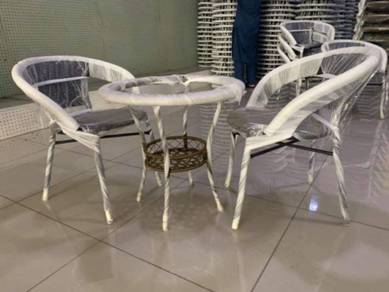 coffe table set 2 kerusi 1 meja