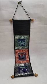 Thailand Wall Hanging Elephant Design With Pockets