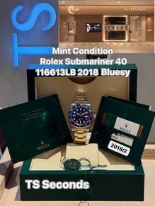 Rolex Submariner Blue Date 116613LB Bluesy 2018