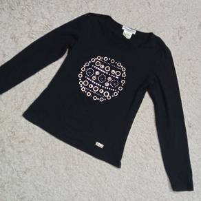 Christian Dior Crystals Black Top