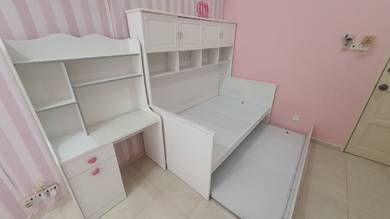 Children bed set (bed + table + cabinet)