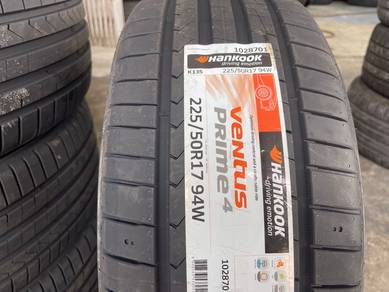 Tayar Baru 225 50 17 Hankook ventus prime4 2025
