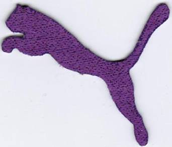 PUMA PURPLE Emblem Logo Badge Iron On Badge Patch