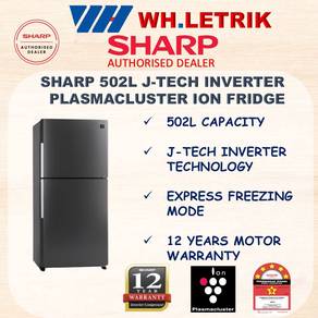 Sharp 502L Inverter Plamacluster ION Fridge