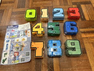 Number Deformation Robot Toys