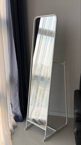 Ikea white stand mirror