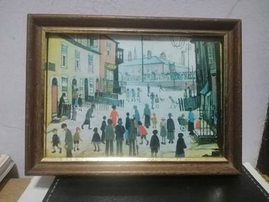 Vintage Printed Painting A Procession