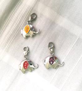 Genuine Silver Elephant Charm