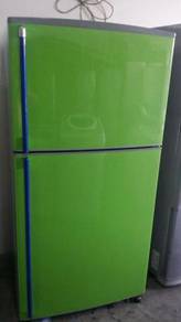 LG Freezer Fridge Green Big Refrigerator Peti Ais