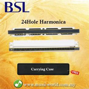 Bsl c key harmonica stainless steel beginner 24