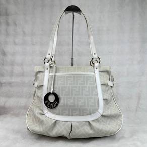 Authentic Fendi Zucca Spalmati Chef Shopper Tote