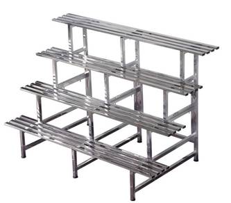 Stainless steel 4 layer display rack Flower Tray