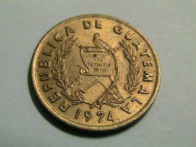 Guatamala 1 Centavo 1974 (Kod : A0379)