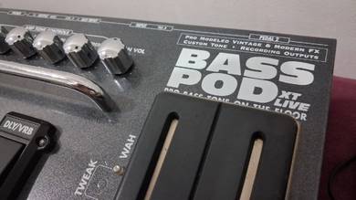 bass multi effect pedal line 6 BASS POD XT LIVE