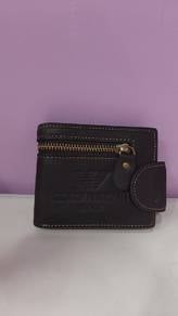 Dompet Lelaki Kulit PU - Banyak Slot Kad, Tahan La