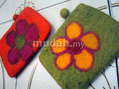 Colorful Wool Purse